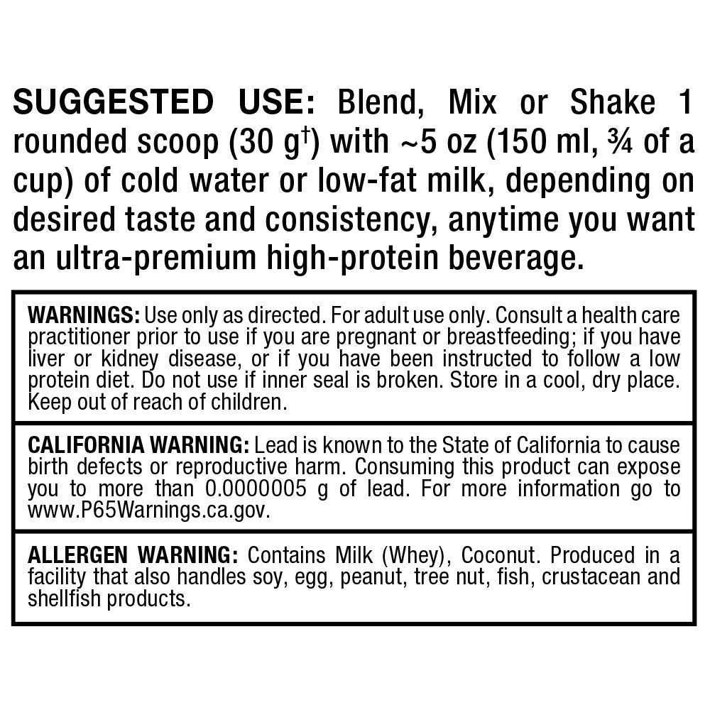 Allmax ISOFLEX label emphasizes purity and ingredients.