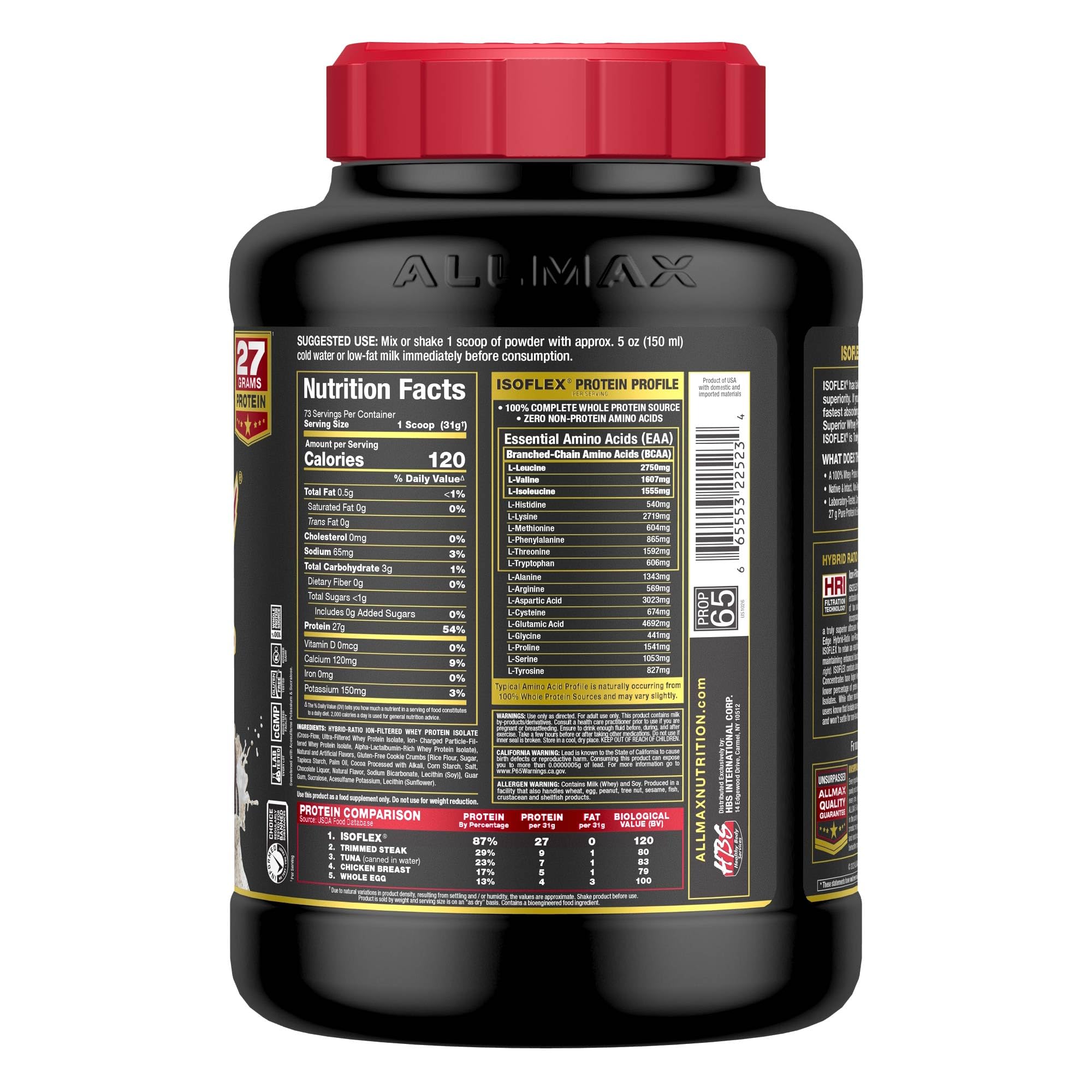 Shaker bottle pouring ISOFLEX powder for a quick post-workout shake.