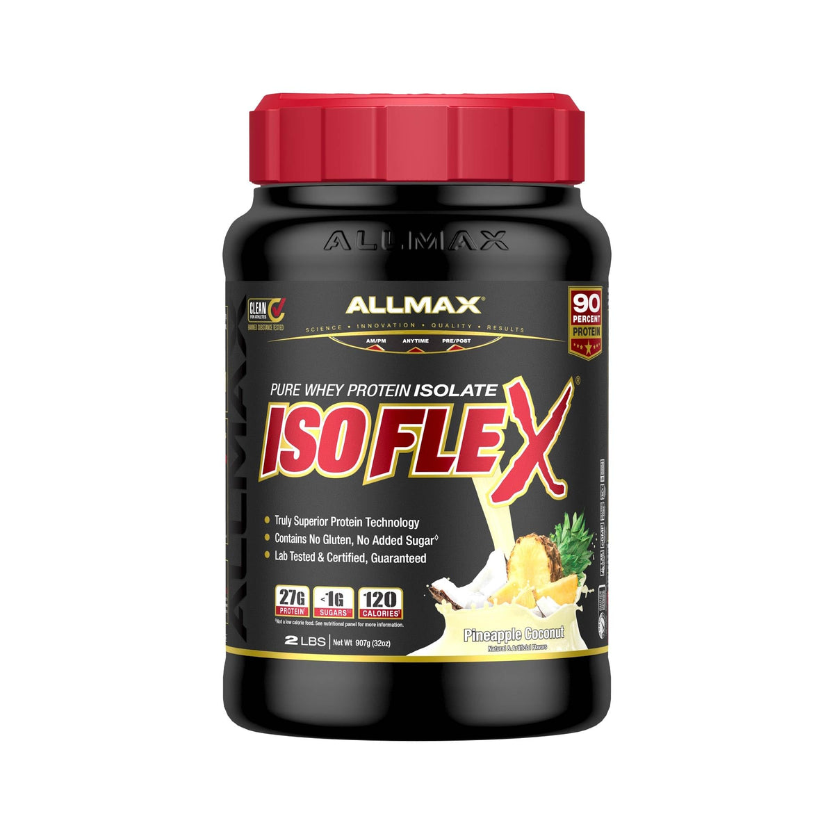 AllMax ISOFLEX pineapple coconut tub – high protein for workouts