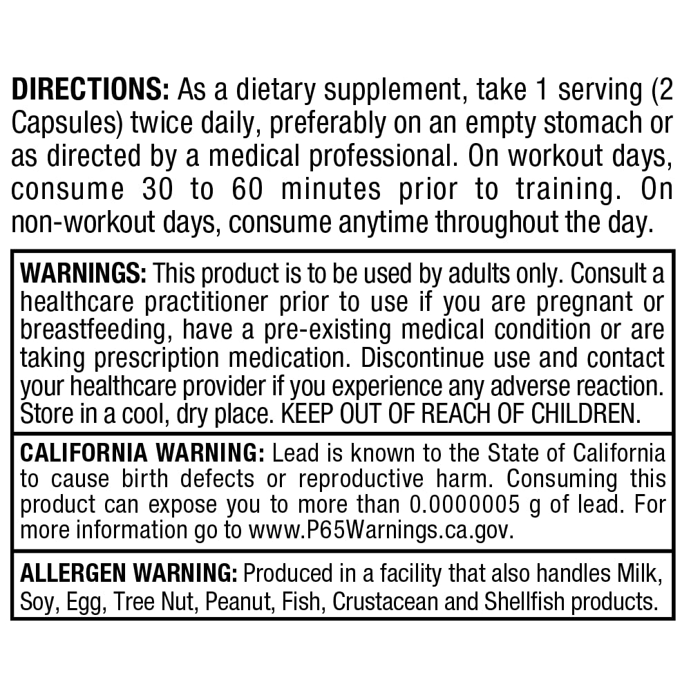 ALLMAX L-Carnitine + Tartrate label view shows training-friendly L-Tartrate formula