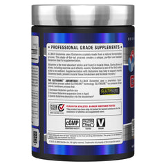 ALLMAX L-Glutamine being poured into glass for quick hydration