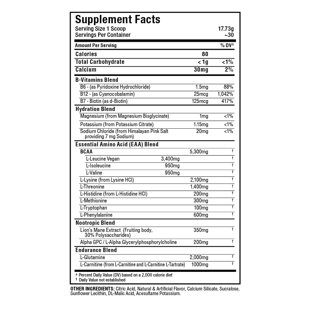 Allmax MuscleAA Xtreme lime margarita powder dissolving quickly in water for fast hydration