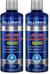 AllMax Nutrition Liquid L-Carnitine Blue Raspberry bottle for easy on-the-go energy support