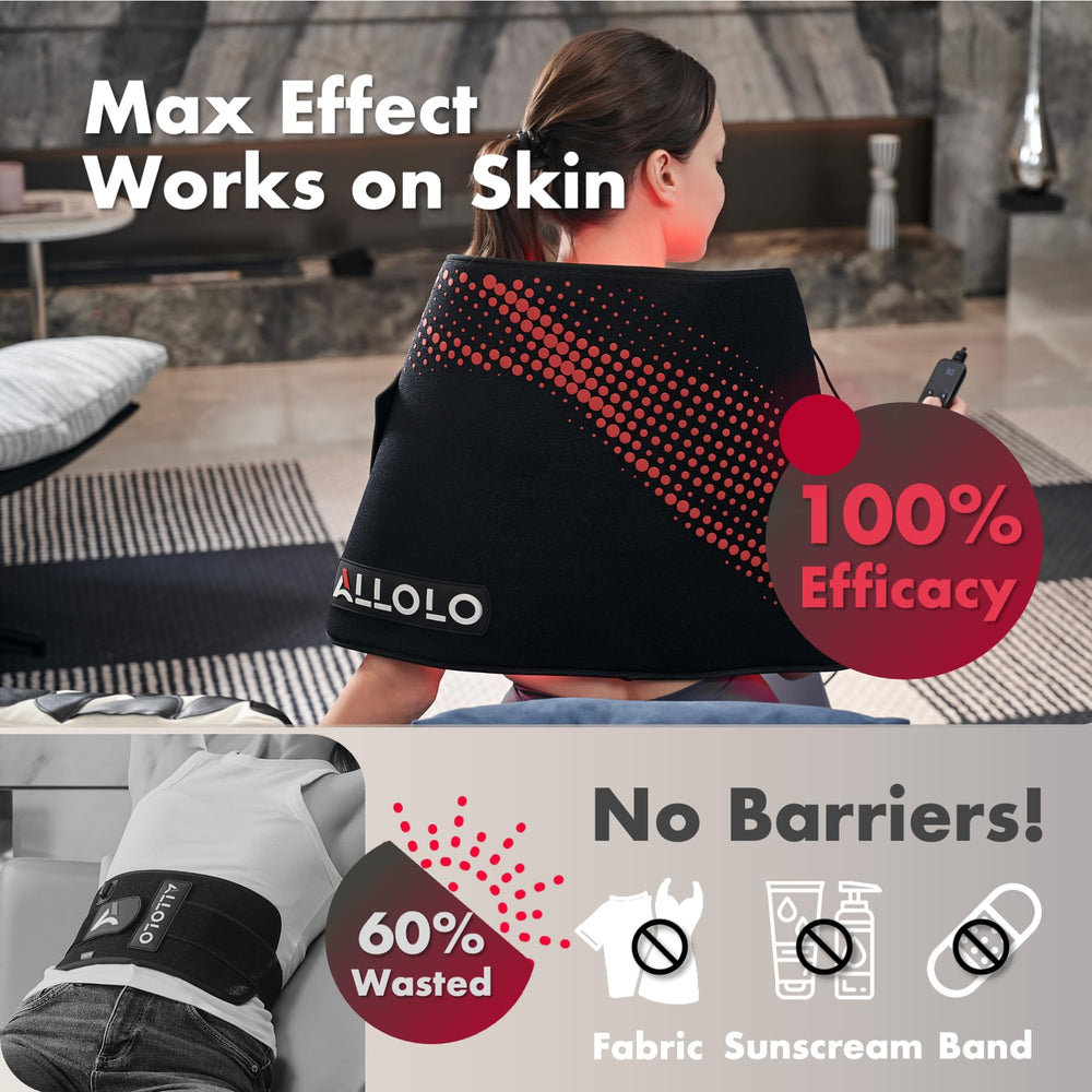 Allolo adjustable elastic belt enabling versatile placement on body