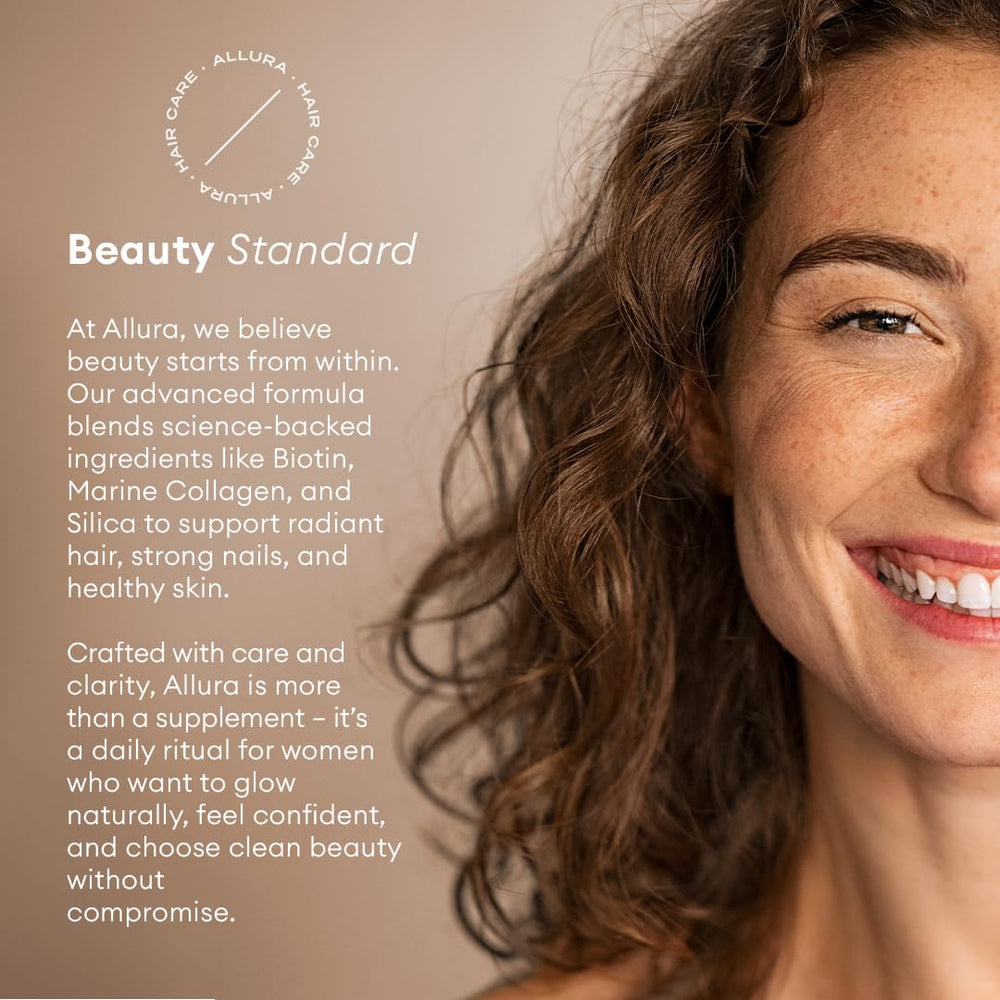 ALLURA HAIR US-made facility badge suggests trusted quality and safety.