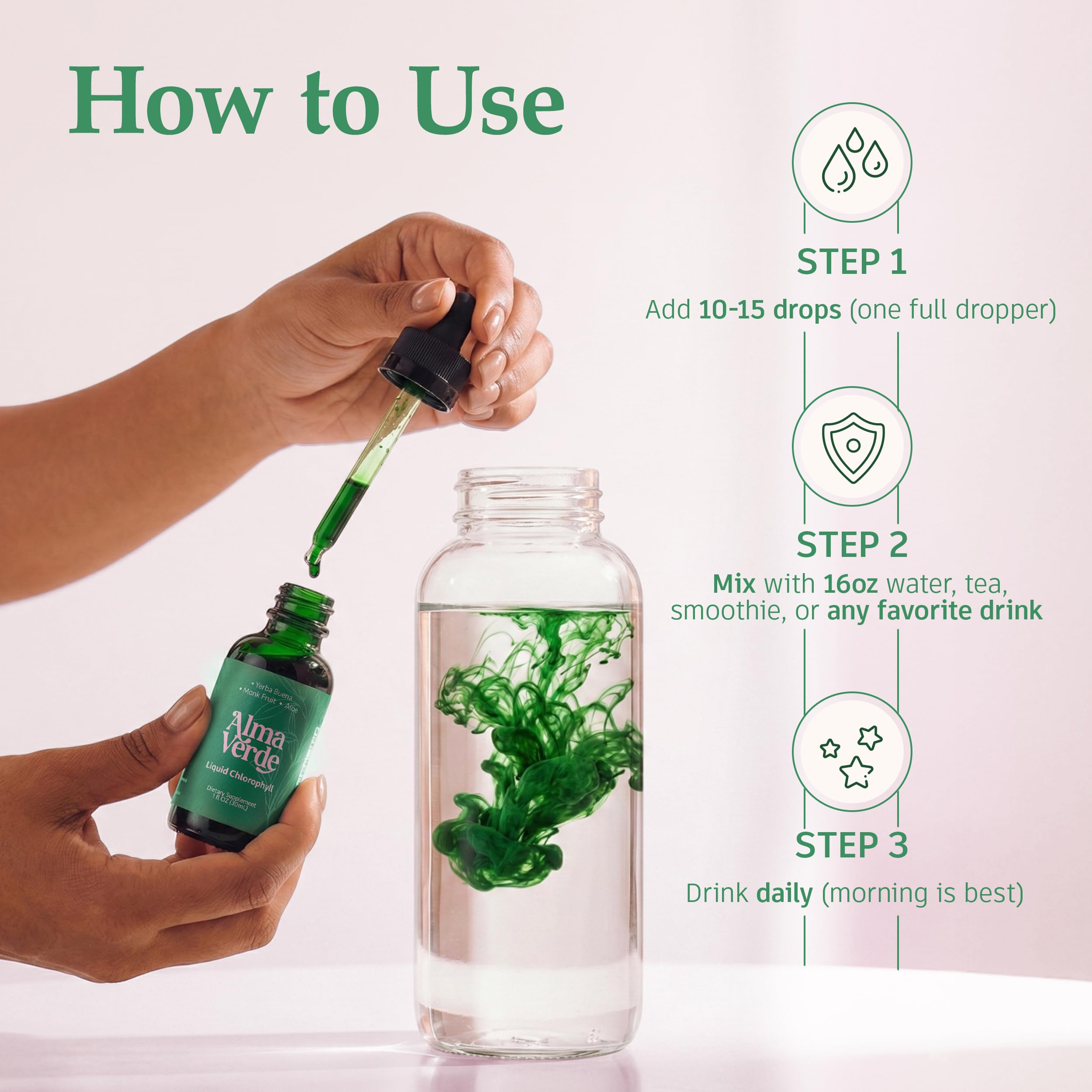 Alma Verde mint and yerba buena hints for fresh aroma and digestion support.