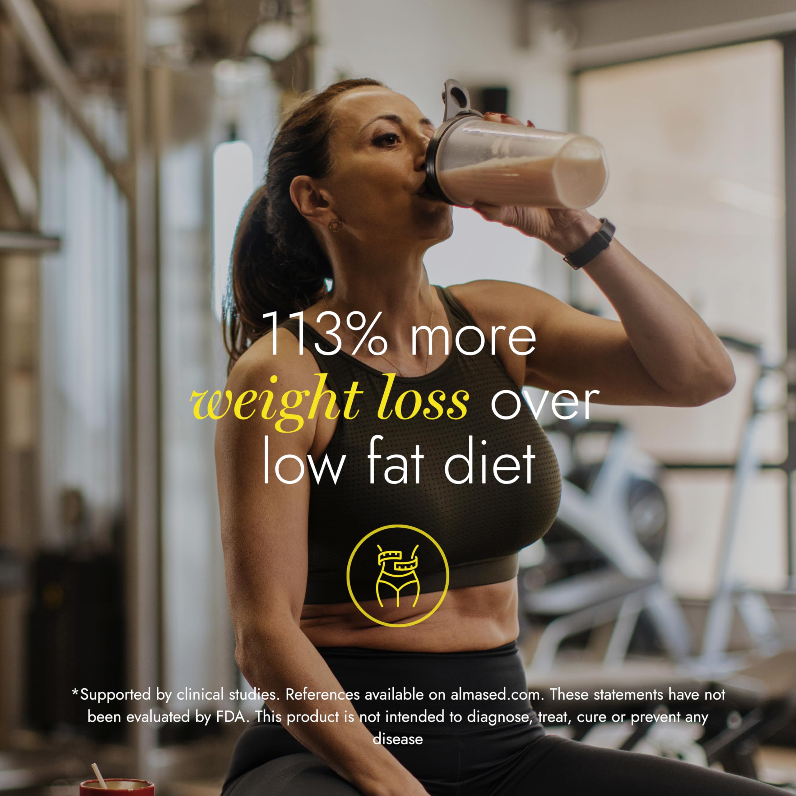 Nutrition facts panel helps plan daily protein intake.