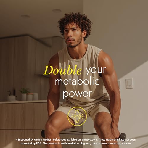 Almased value-for-money packaging suggesting budget-friendly meal replacements.