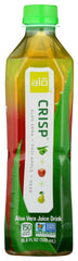 ALO Aloe Vera with Fuji Apple bottle back, label and product details