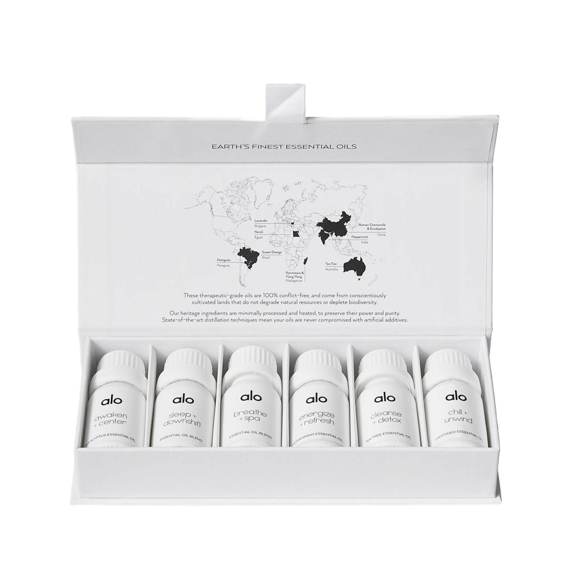 ALO Essential Oil Collection boxed set for mindful gifting and daily self-care moments