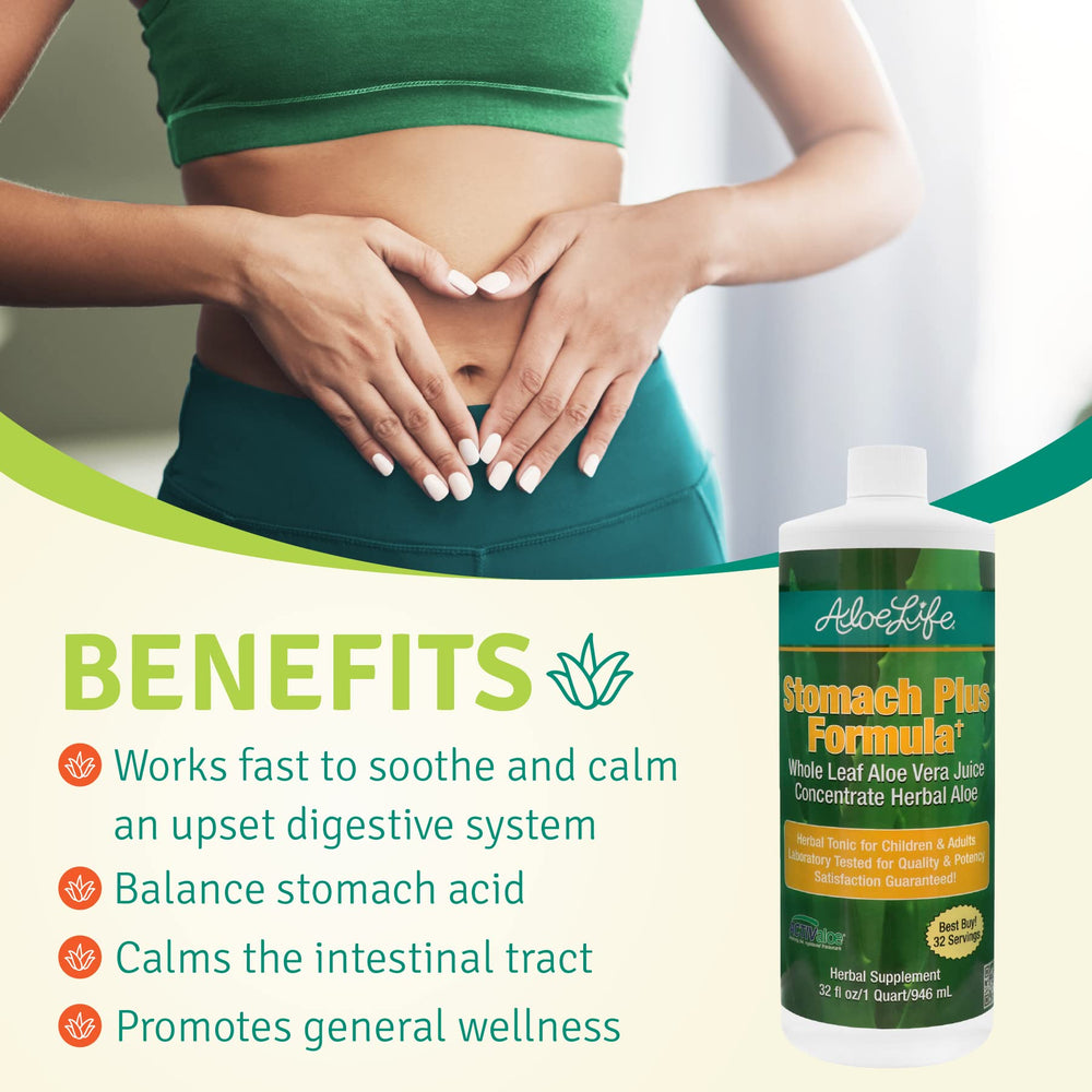Aloe Life Stomach Plus herbal blend with chamomile and other herbs