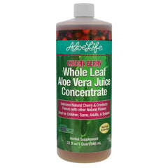 Aloe Life Whole Leaf Juice bottle demonstrates organic purity for daily support.