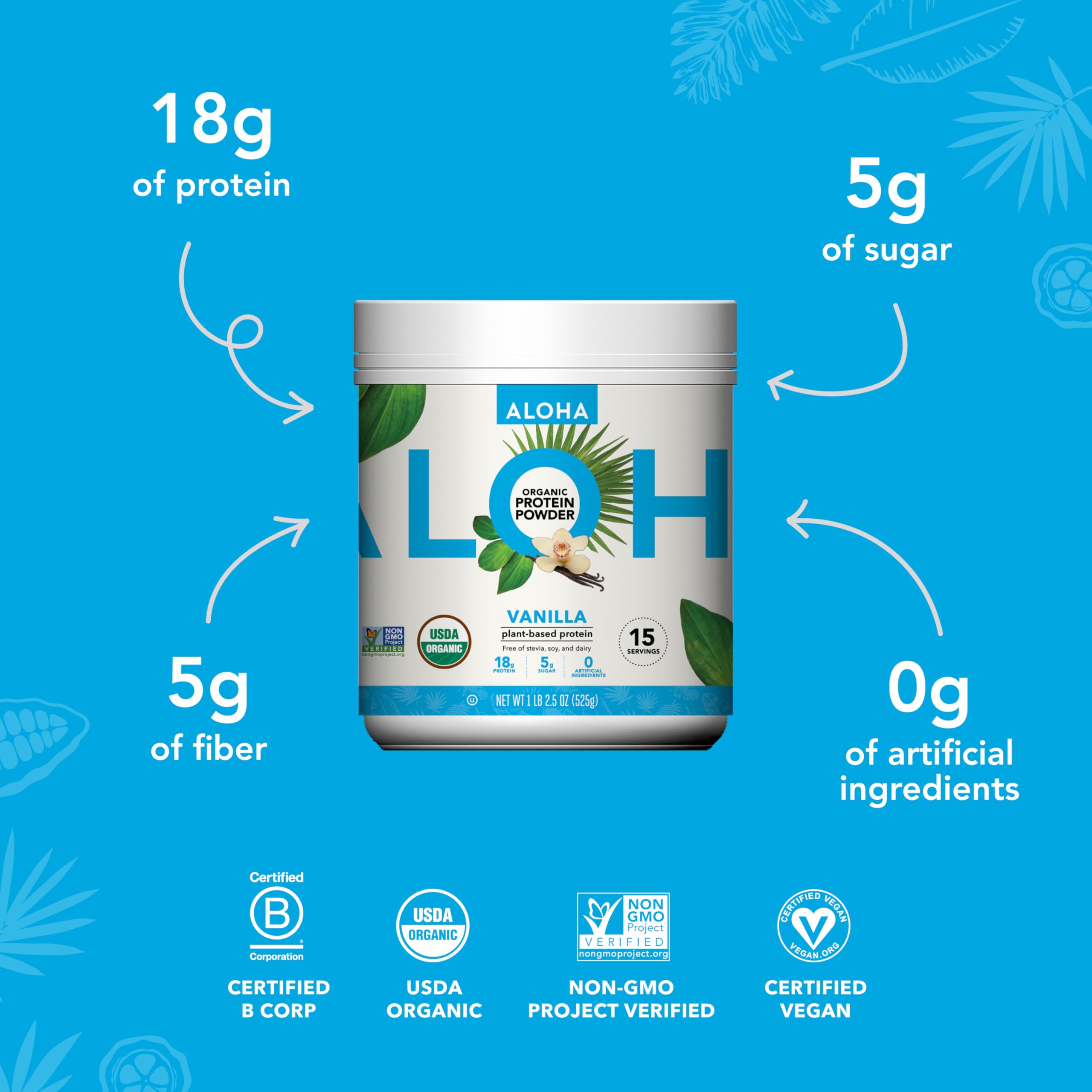 ALOHA gluten-free and soy-free protein for sensitive schedules