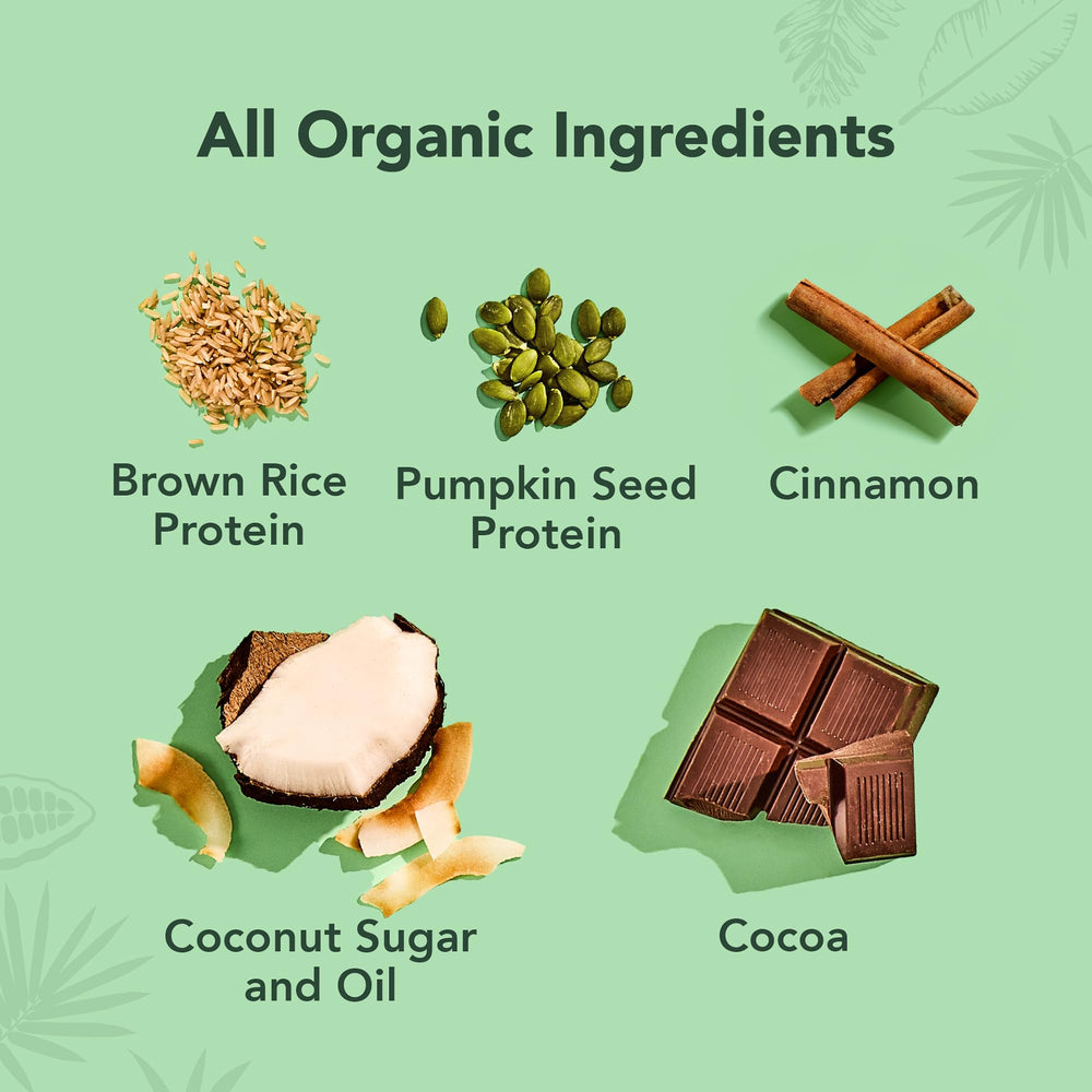 ALOHA organic protein powder bowl with blended smoothie and vibrant texture.