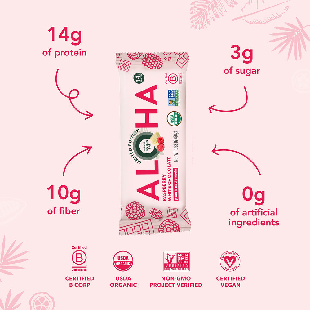 Ingredient shot highlights organic brown rice and pumpkin seed proteins.