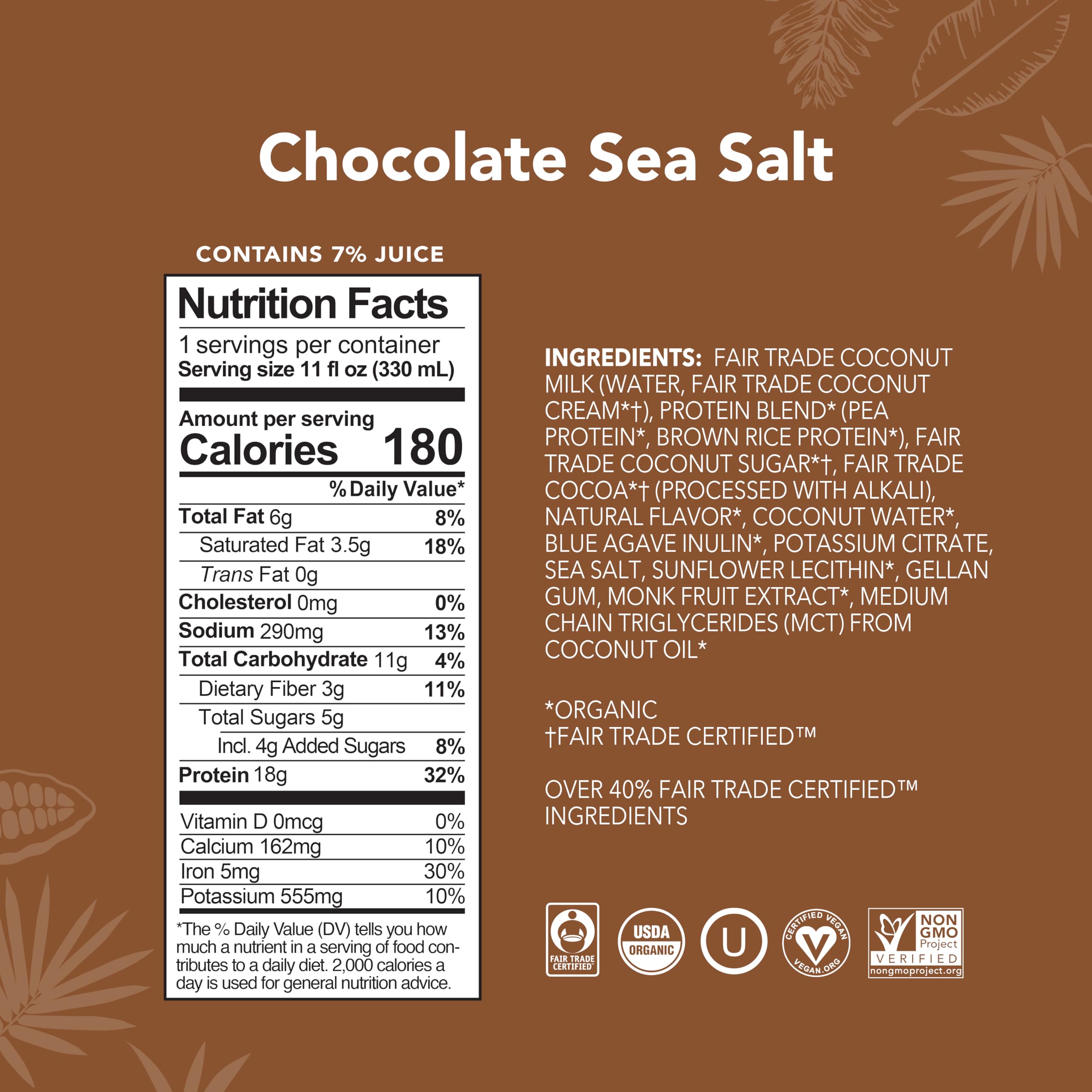 ALOHA vanilla protein drink with creamy texture for everyday hydration.