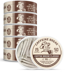 ALP Supply Co Coffee Break packaging shown for a quick energy boost on the go.