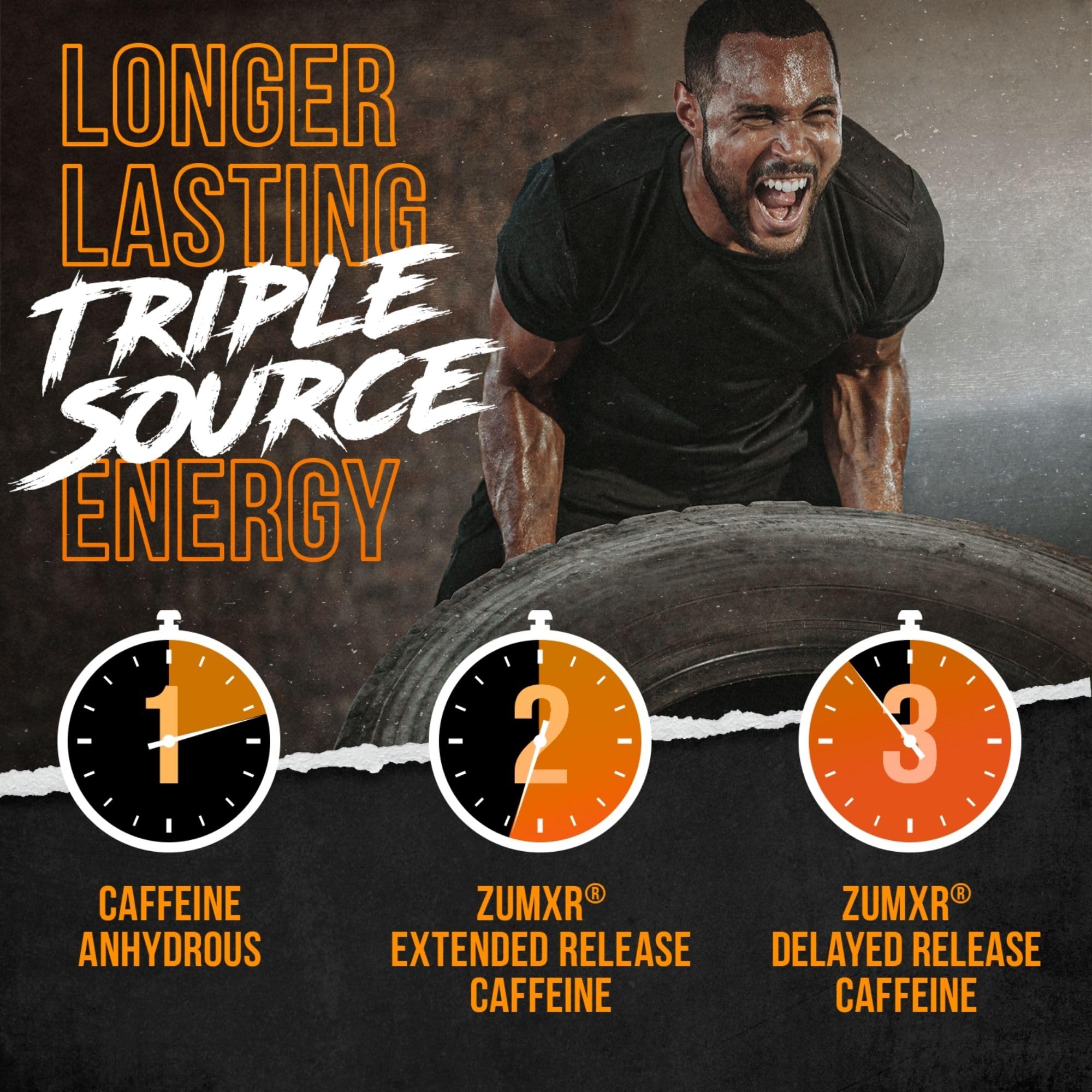 Close-up of beta-alanine and L-taurine ingredients in ALPHA LION formula.