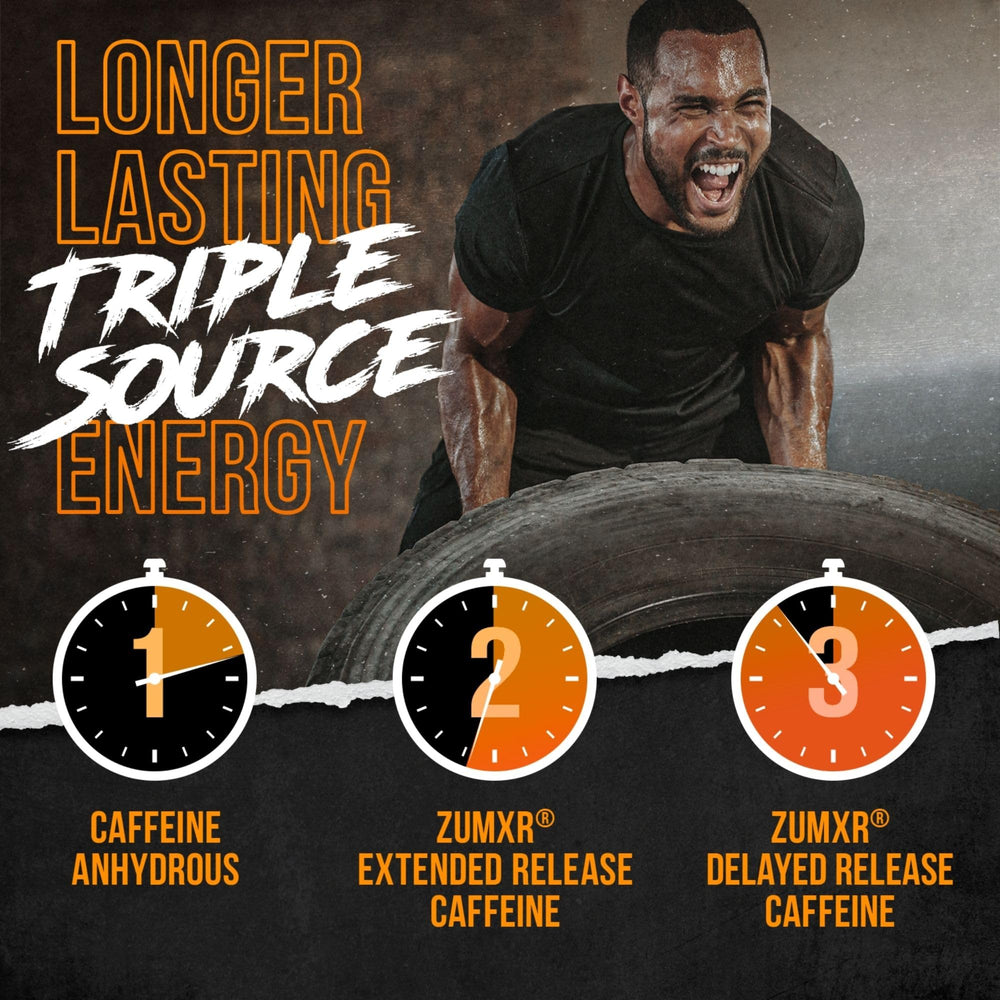 Close-up of beta-alanine and L-taurine ingredients in ALPHA LION formula.