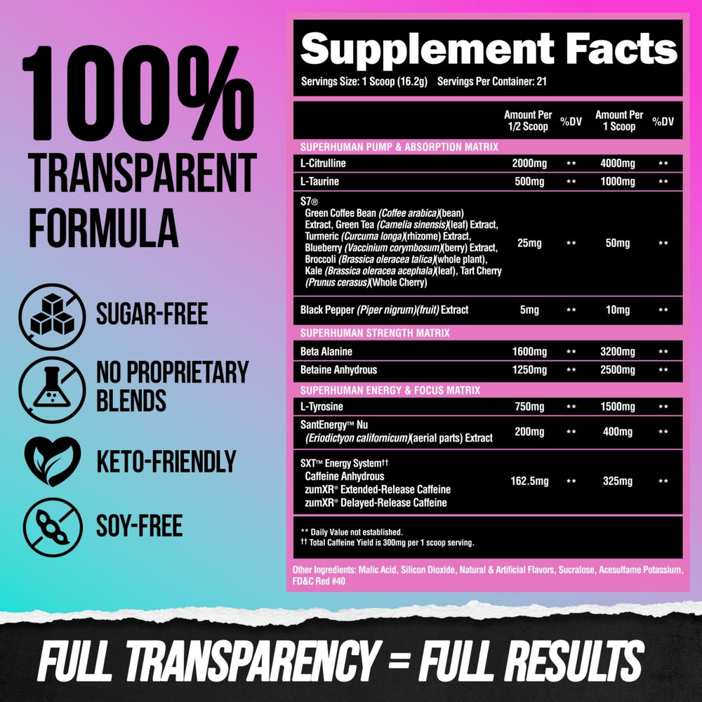 ALPHA LION beta-alanine powder highlighting training capacity.
