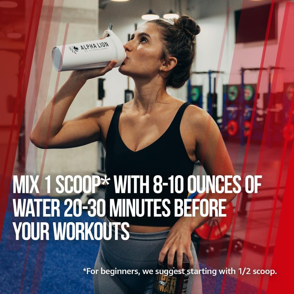 ALPHA LION beta-alanine visual indicating extended training capacity.