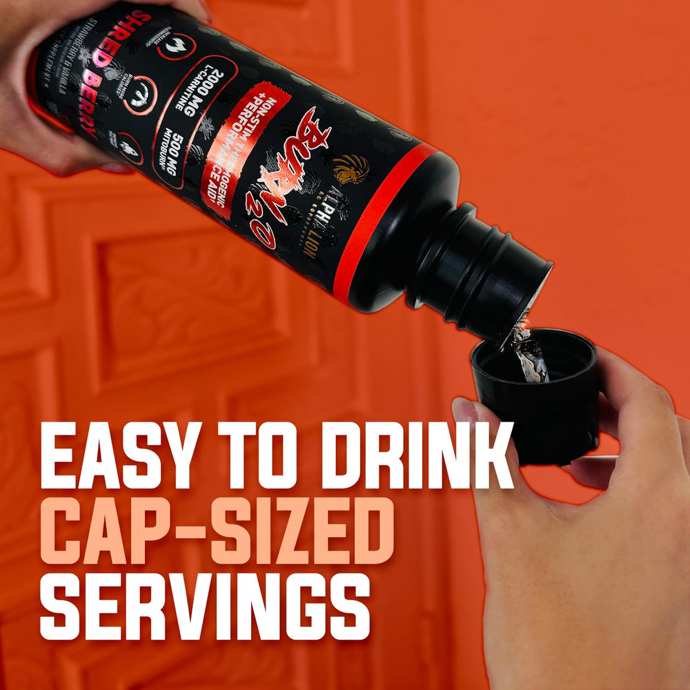 Serving Burn2O in a glass as a simple pre-workout ritual.