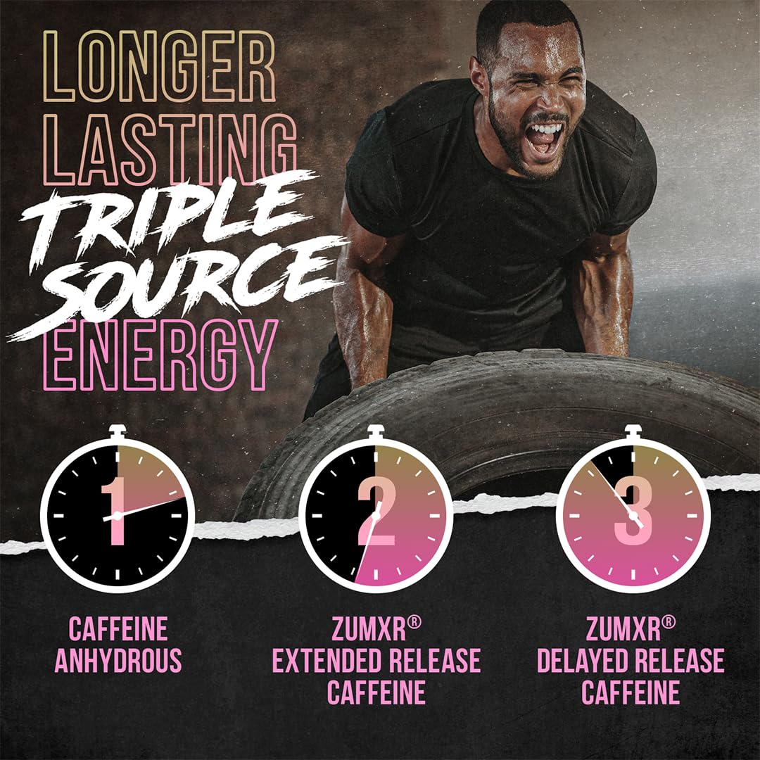 ALPHA LION Core Pre-Workout king lemonade bottle with scoop.