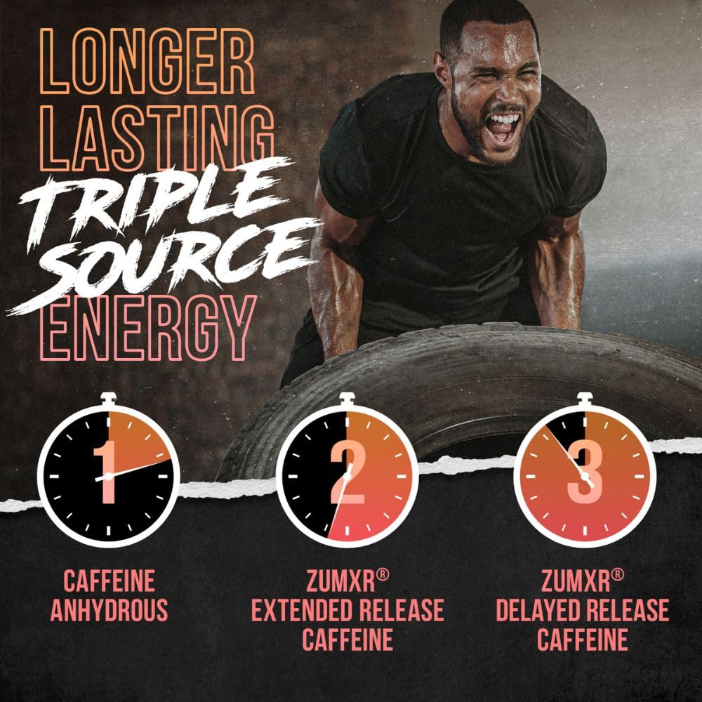ALPHA LION Core Pre-Workout scoop shown with powder ready for a quick energy boost.