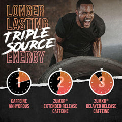 ALPHA LION Core Pre-Workout scoop shown with powder ready for a quick energy boost.