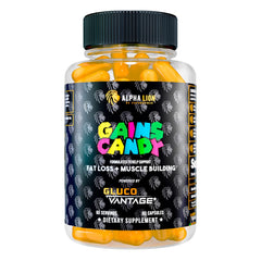 ALPHA LION Gains Candy bottle pouring capsules for daily energy support