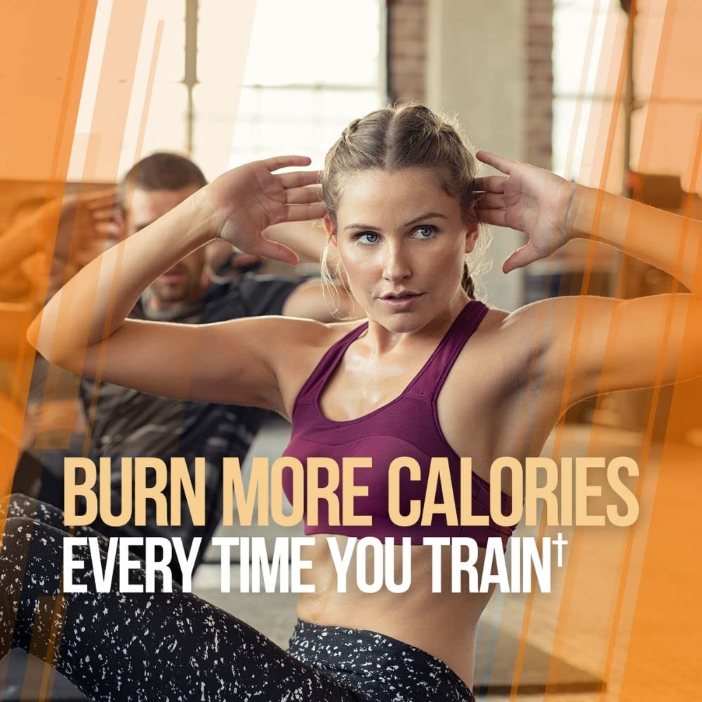 ALPHA LION Gains Candy during workout suggests enhanced calorie burn.