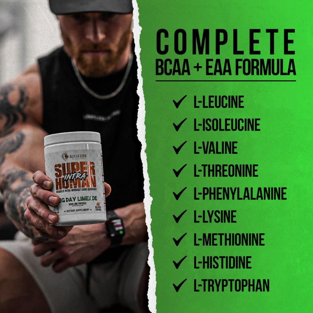 ALPHA LION Intra endurance closeup shows premium formula for athletes