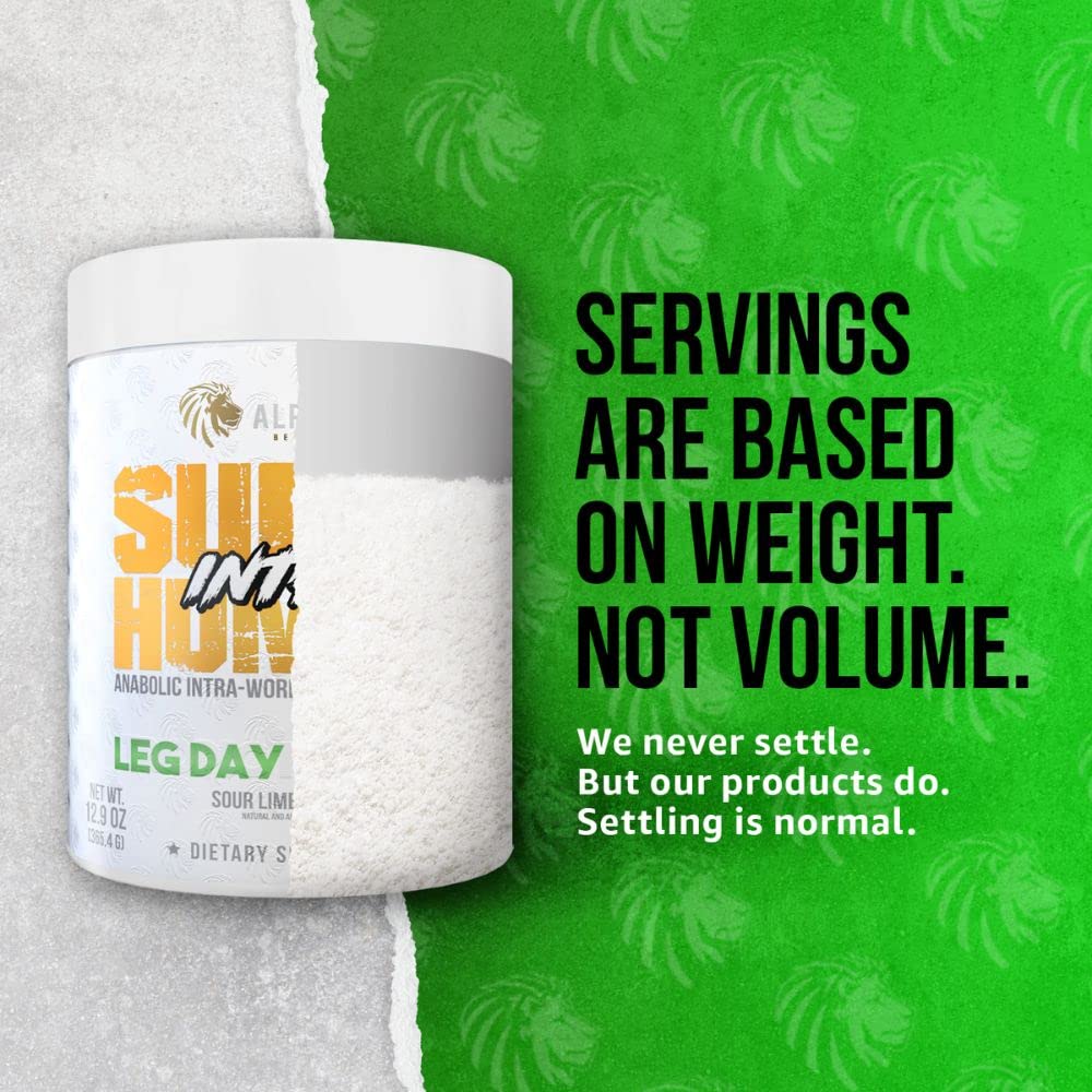 ALPHA LION Intra pour into glass demonstrates convenient training refreshment