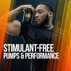 ALPHA LION Superhuman Pump glass of ready-to-drink pre-workout.