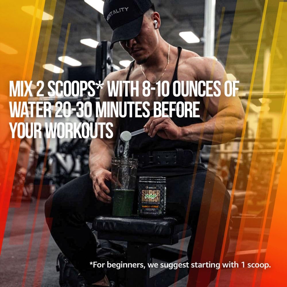 ALPHA LION Superhuman Pump lions-mane-ingredients highlight nootropic support.