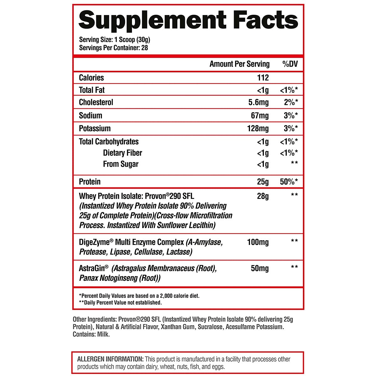 ALPHA LION Superhuman whey scoop, convenient daily protein dosing