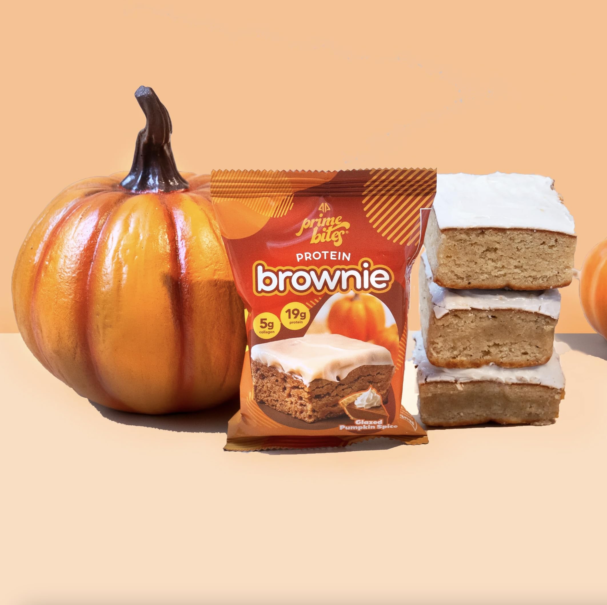 Alpha Prime Prime Bites Brownie individually wrapped for easy on-the-go snacking.