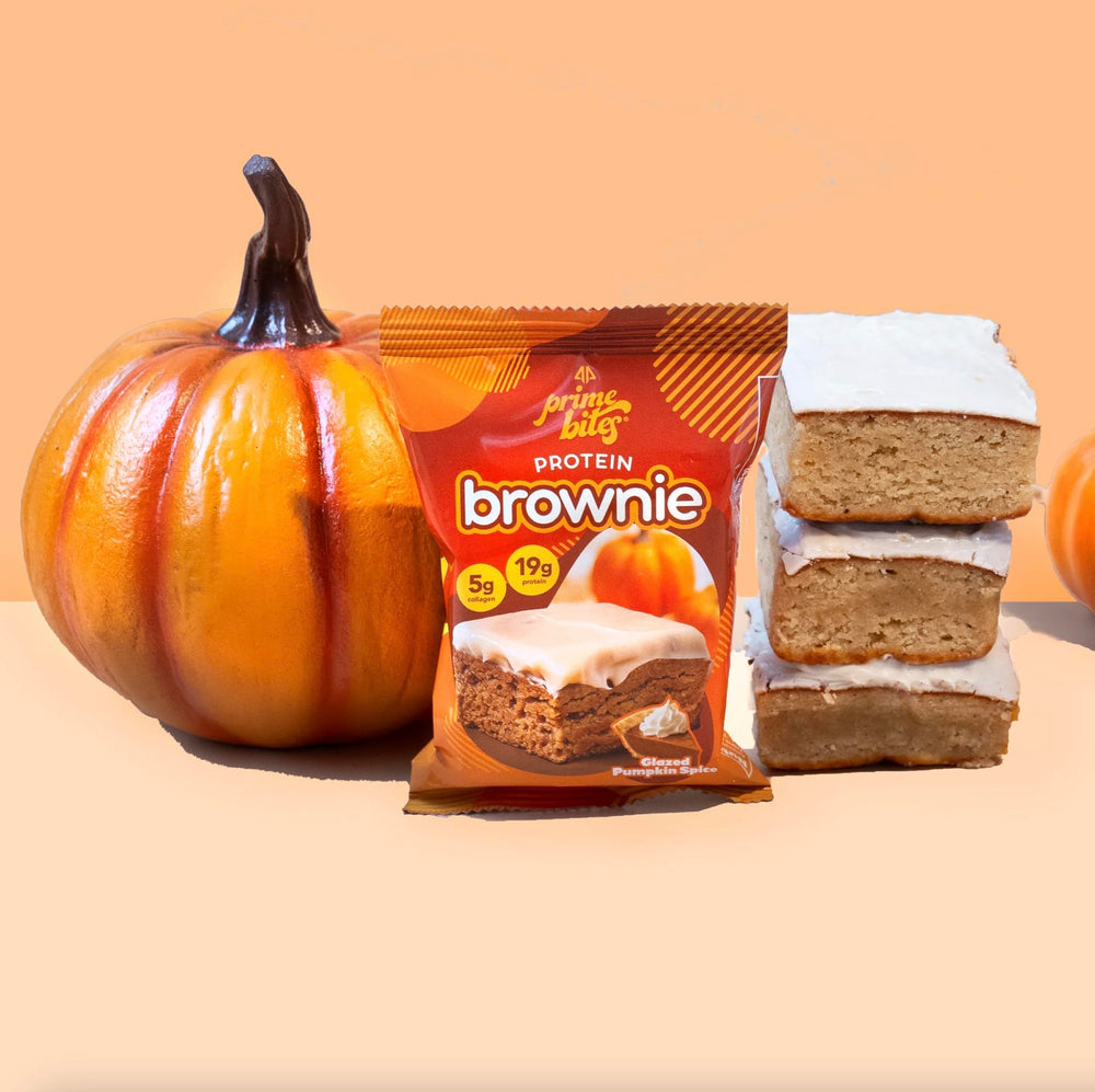 Alpha Prime Prime Bites Brownie individually wrapped for easy on-the-go snacking.