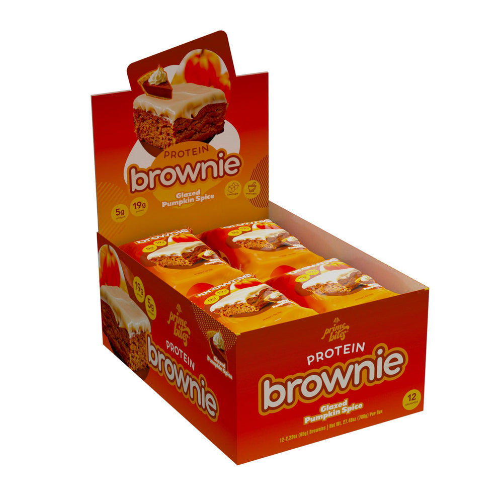 Alpha Prime Prime Bites Brownie texture closeup, tasting like a fresh-baked treat.