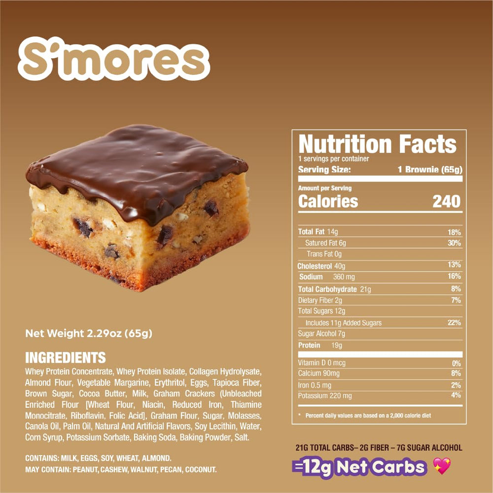 Alpha Prime Prime Bites Brownie Unwrapped Closeup reveals moist, dessert-like texture.