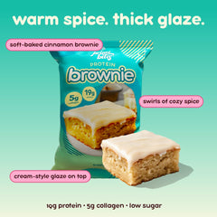 Alpha Prime Prime Bites Brownie glazed pumpkin spice delivers seasonal flavor for post-workout treat.