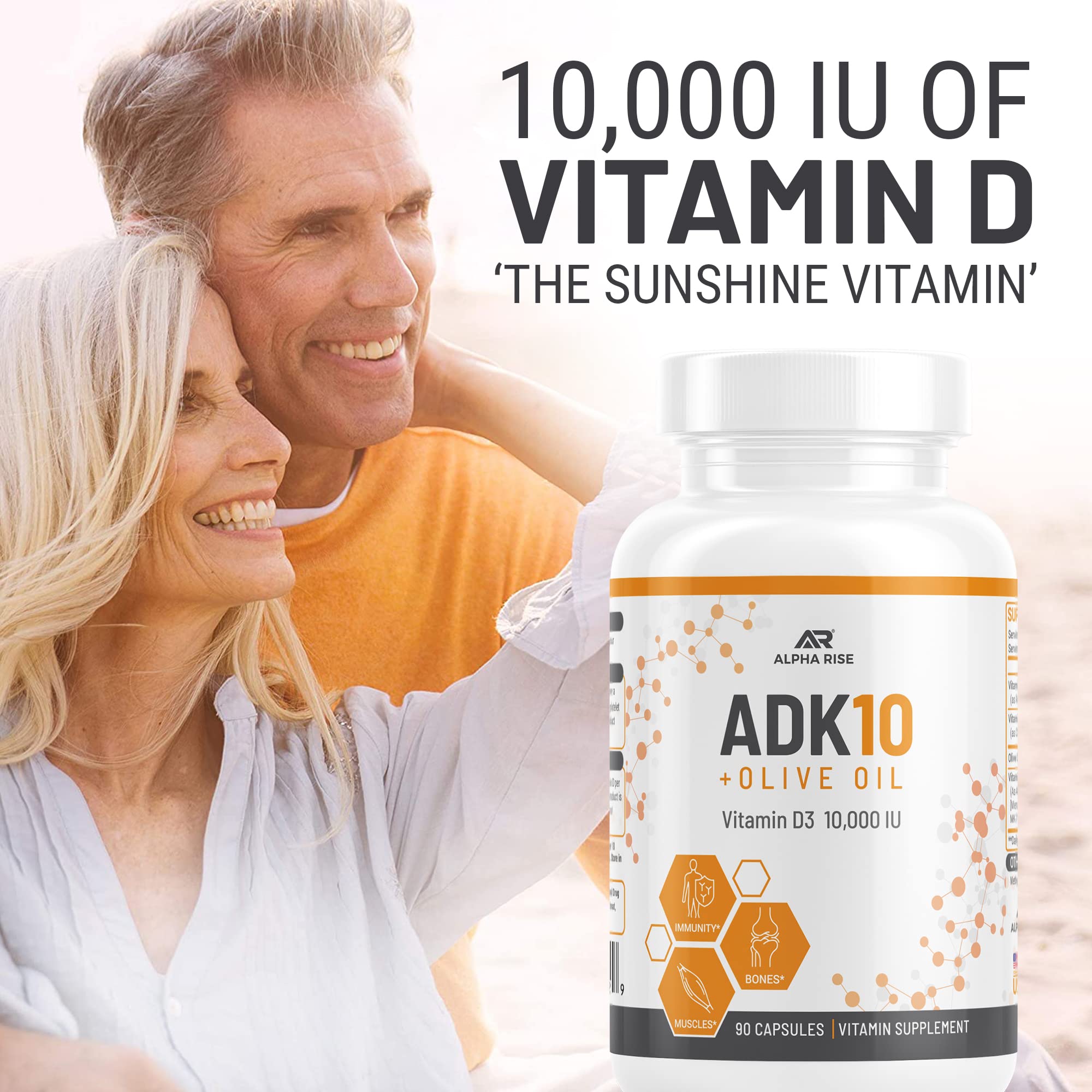 Alpha Rise ADK10 olive oil drop illustrating fat-based absorption aid.