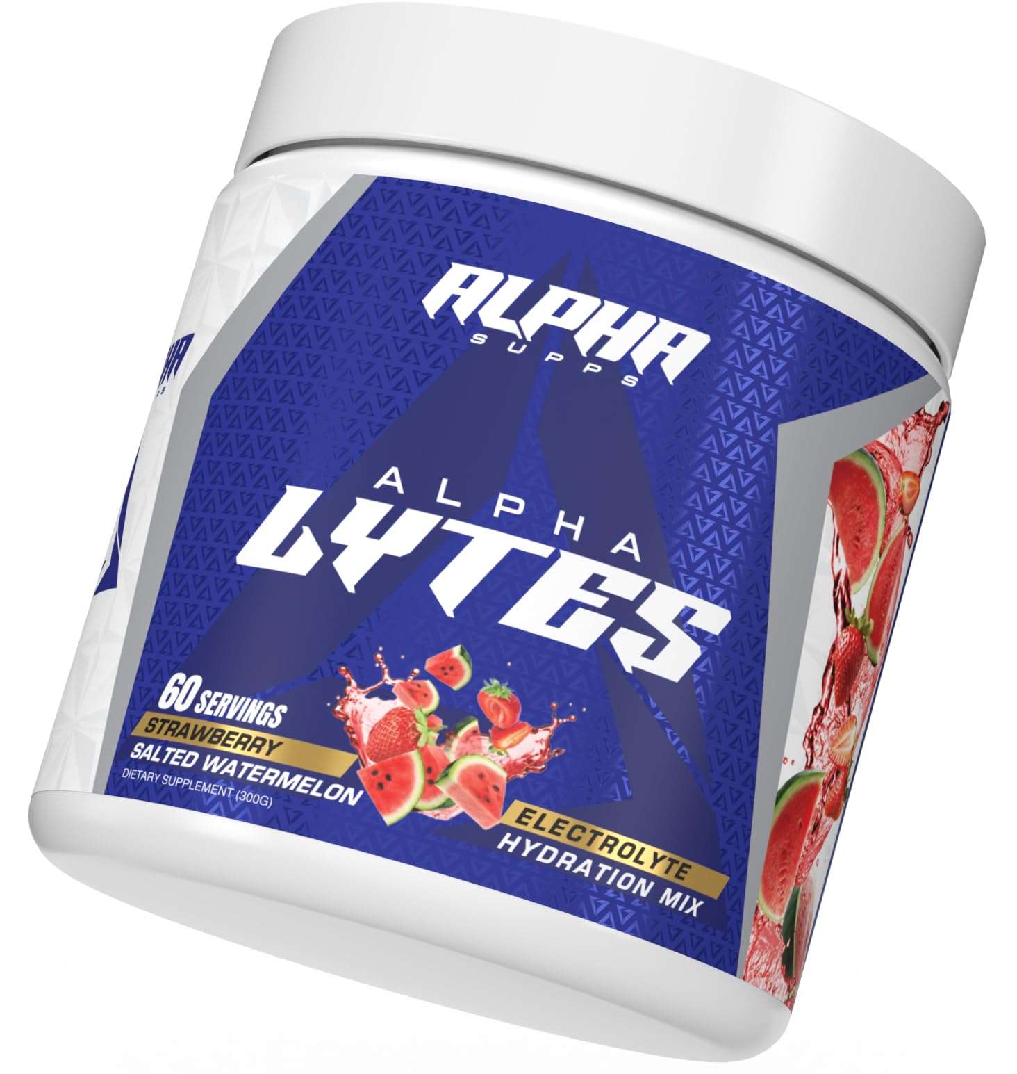 Alpha Lytes flavor visual emphasizing Salted Watermelon Strawberry taste