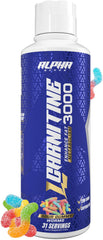 Alpha Supps L Carnitine Liquid 3000 bottle pour with serving cap