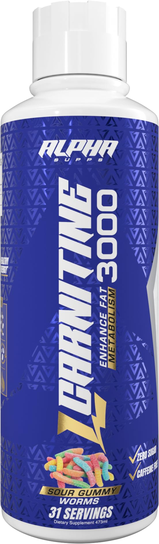 L Carnitine Liquid 3000 being added to water glass