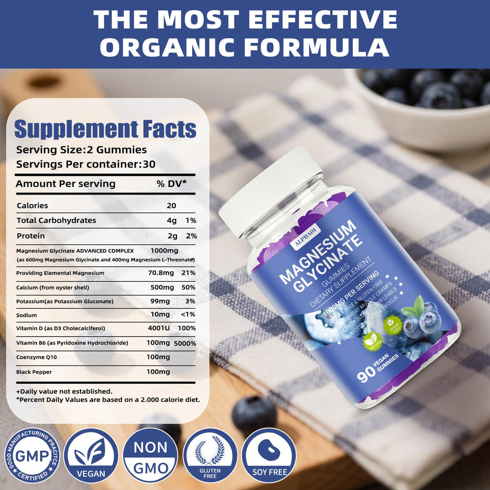 ALPHA01 ALOPOA01 packaging box highlights GMP production and allergen-free benefits