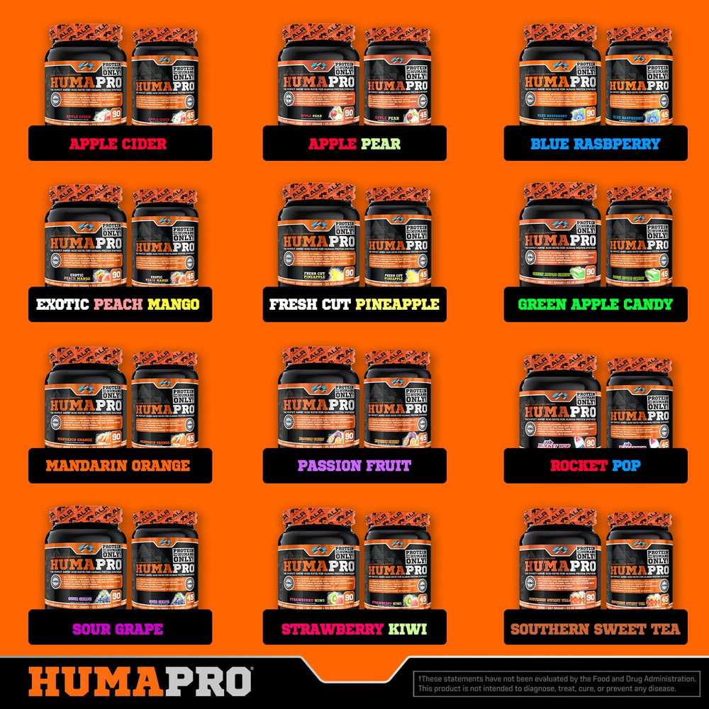 Humapro mixing glass showing easy blending and calorie-smart protein intake
