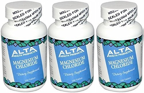 Alta Health Magnesium Chloride bottle with 300 tablets for daily mineral support