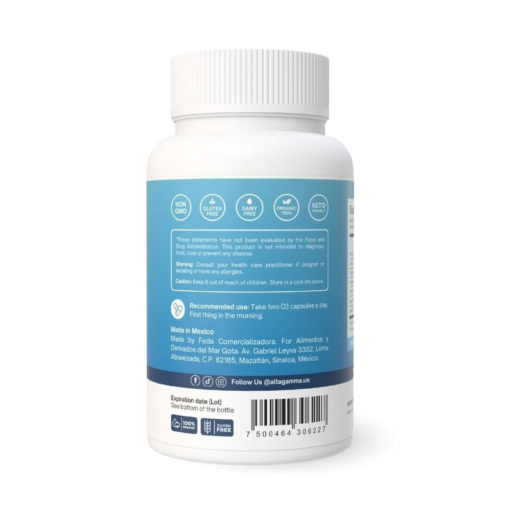ALTAGAMMA Omega-3 Softgels highlight anti inflammatory benefits for joints.