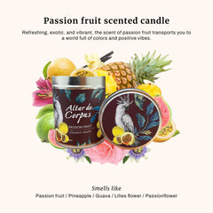 Altar de Corpus Luxury Candle Jar Closeup—premium soy wax and cotton wick.